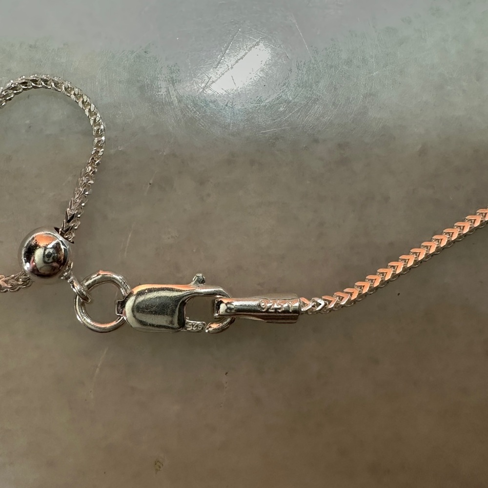 Sterling Silver bolo necklace - Picture 2 of 4